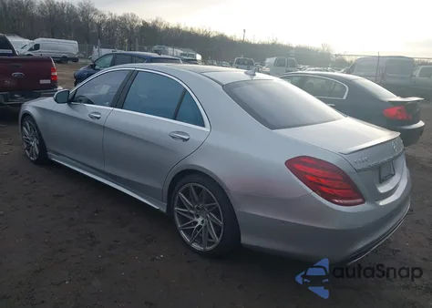 2016 Mercedes-Benz S 550 4Matic z USA, uszkodzony, nr VIN WDDUG8FB8GA233137